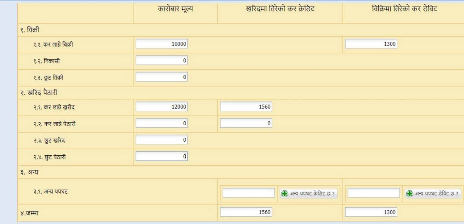 Process for VAT Filing - Step 4